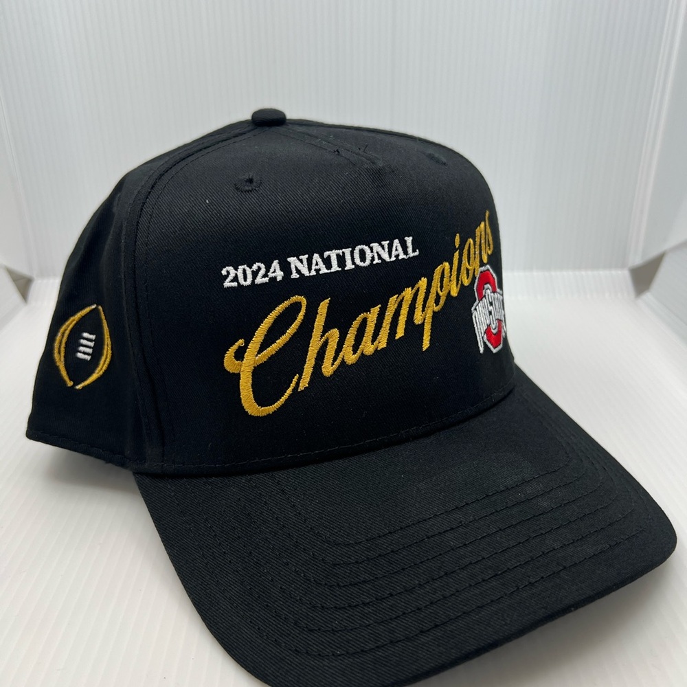 Ohio State Buckeyes Black 2024 National Champions Hat